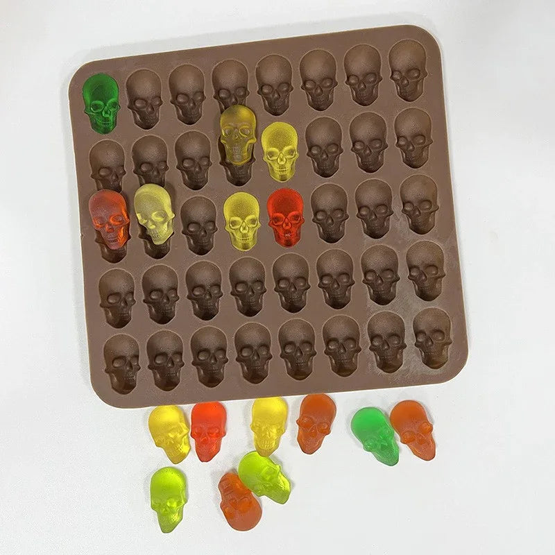3D Skull Baking Cake Mold for Halloween ,Ice mold,Food Grade Silicone DIY Large Skull Cake Pan,Halloween Decor Birthday Party