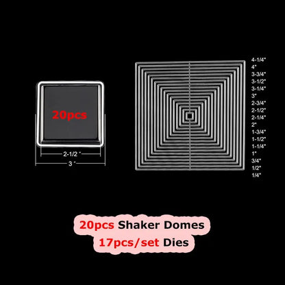 Bundle Deal Jar Heart Egg TV Dimensional Shaker Domes Basic Geometry Shaker Blisters Easter Valentine's Day Card Making Supplies