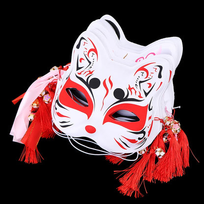 1Pc Anime Fox Masks PVC Half Face Cat Mask Masquerade Festival Party Cosplay Props