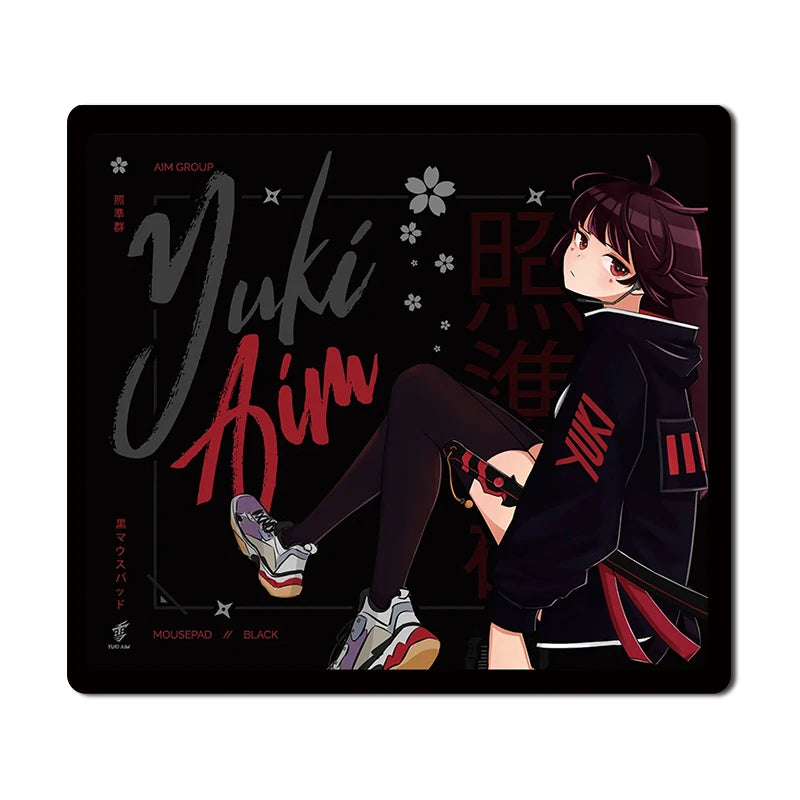 Skypad SORA YUME Glass Gaming Mouse Pad 260x210mm Smooth Frosted Surface Customize Mat FPS Office Esports Game Glass Mouse Pads