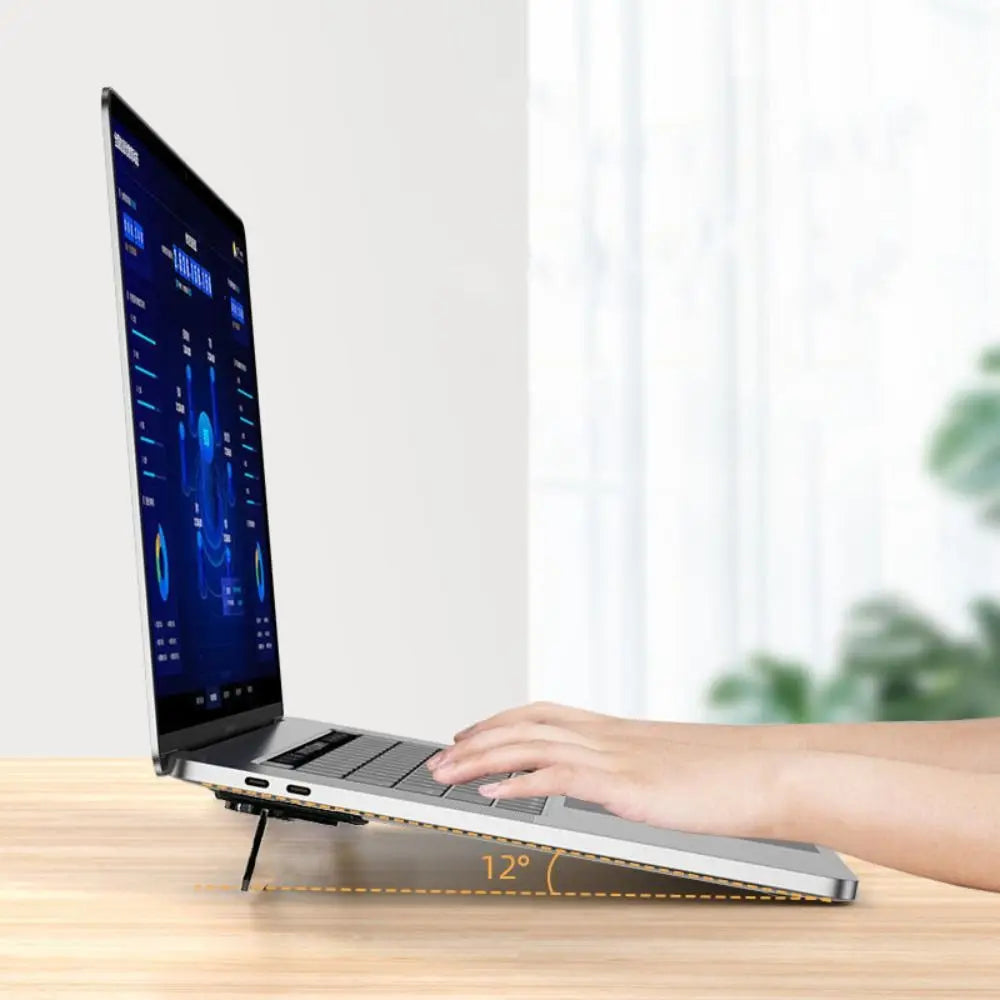 Self-Adhesive Mini Foldable Laptop Stand Invisible Mini Invisible Notebook Holders Colorful Adjustable