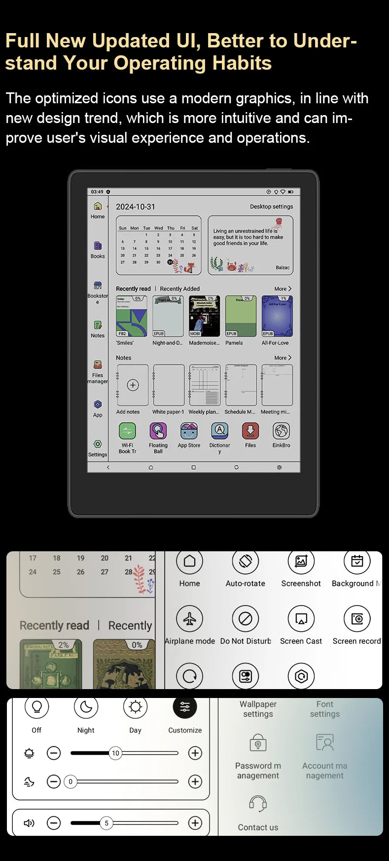 Meebook M8C 7.8" color ink  Android 14 Ebook reader электронная книга  with google play store and fast refresh 4G RAM 64GB ROM