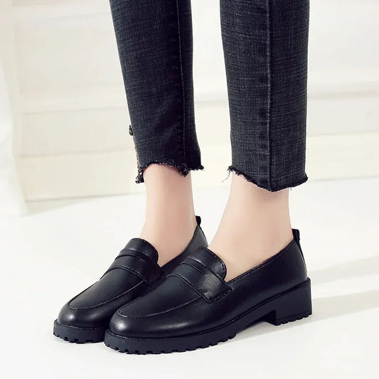 Women's Flat Shoes New Style Spring Summer 2023 Korean Fashion Round Head Casual Versatile Simple Lazy Shoes Rubber Material