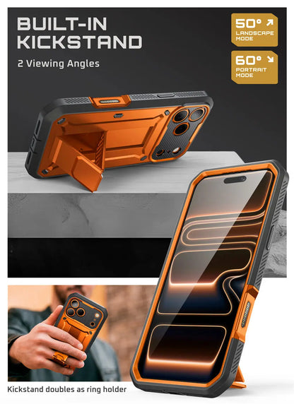 SUPCASE For iPhone 17 Pro Max Case 6.9" (2025) UB Pro Full-Body Heavy Duty Rugged Phone Case with Built-in Screen Protector