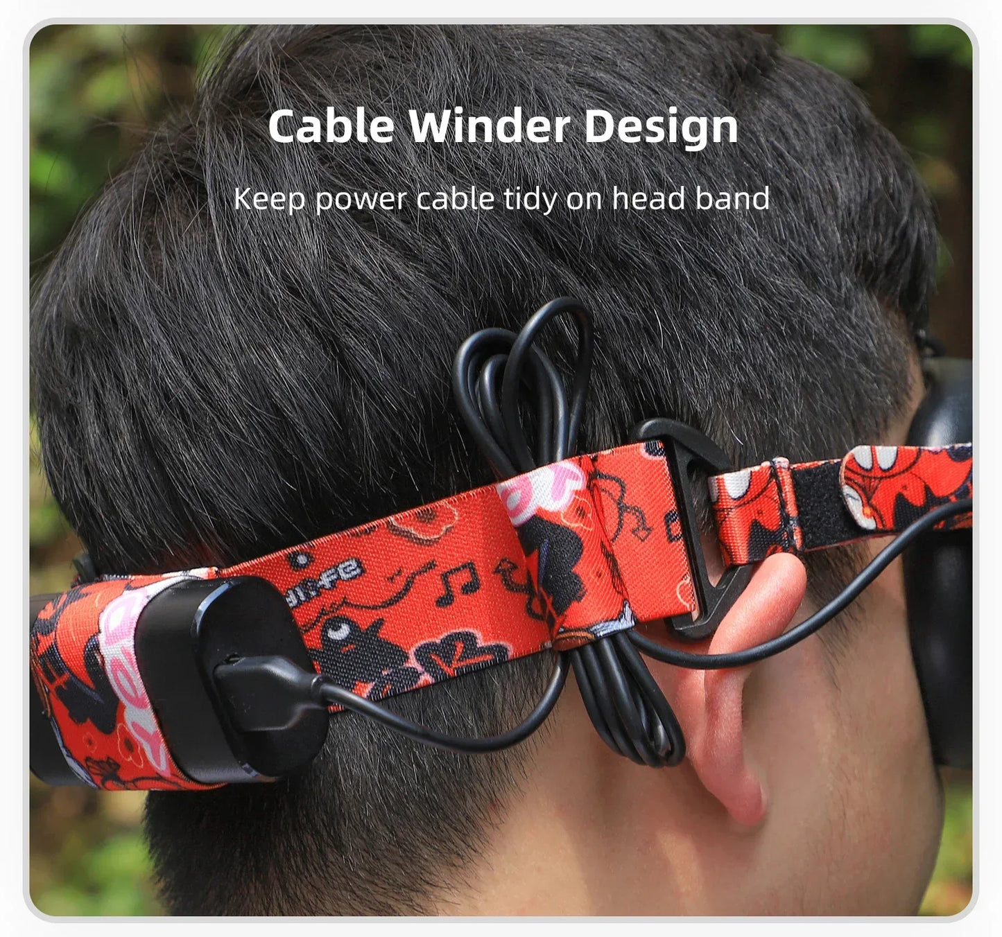 Colorful Headband Soft Elastic Head Strap Adjustable for DJI Avata Goggles 2/FPV Goggles V2 Glasses Accessories