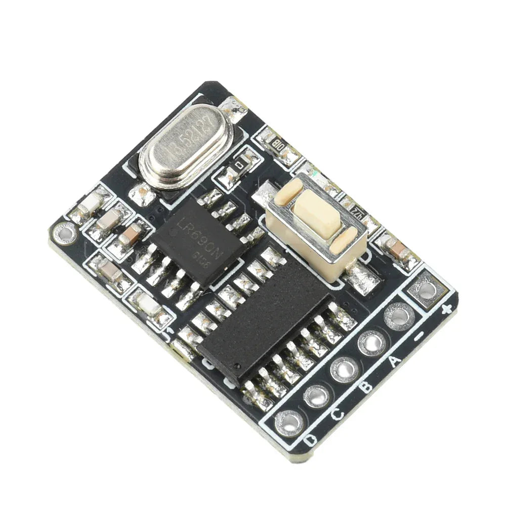 RF 433MHz Receiver Module 4-Channel Switch Transmitter Wireless Remote Controll RX480E Learning Code Decoding Receiver DIY kit
