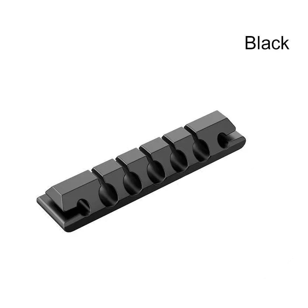 Silicone Cable Organizer USB Data Cable Winder Flexible Cable Management Cord Clips For Mouse Headphone Earphone Car Wire Holder