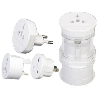 Global Plug Adapter Cylindrical International Travel Converter European United States Travel Plug Converter Electric Appliance