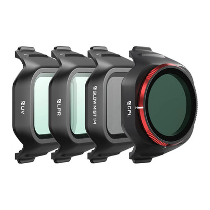 Freewell Everyday 4 Pack Filters for DJI Mini 5 Pro, Included UV, CPL, LPR and Glow Mist 1/4 Drone Filter Accessories