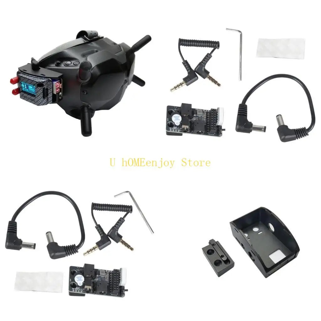 B0KF 5.8G Digital to Analogs Receiver Module for FPV Goggles with Voltages Alarm