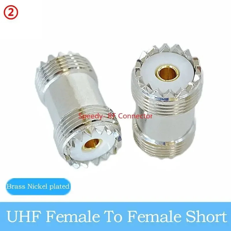 UHFmale Female SO239 PL259 Connector UHF 3 Way Splitter UHF 4-hole Panel Mount Flange RF Coaxial Pure Copper High Quality