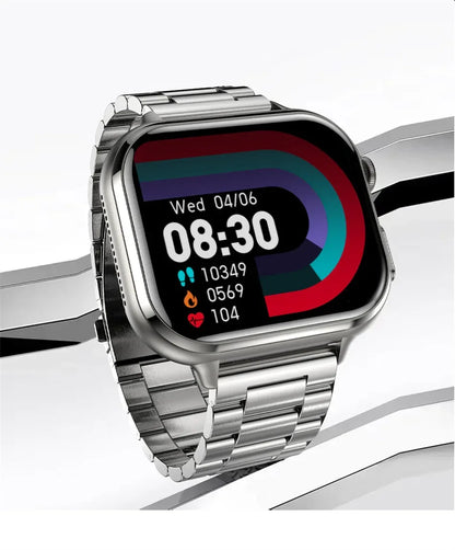 2025New Medical Grade ECG+PPG Smart Watch BMI Body Fat Uric Acid Painless Non-invasive Blood Sugar Monitoring Calling Smartwatch