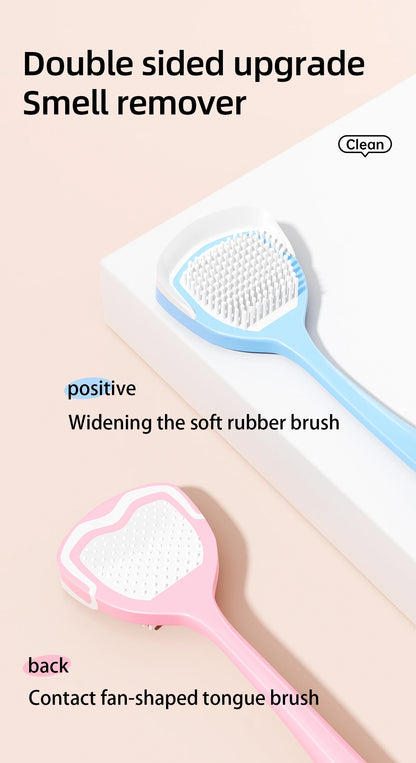 Tongue Coating Scraper, Tongue Coating Cleaning Gel, Oral Refreshing Cleaning Toothpaste, Tongue Brush, Cleaner