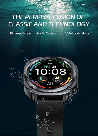 BWSMRIG New Men Smart Watch IP68 Waterproof Bluetooth call  Heart Rate Sleep Monitoring Sport Fitness Smartwatch for Android IOS