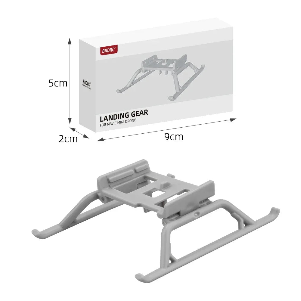 BRDRC Landing Gear for DJI Mini 4K/Mavic Mini2/Mini SE Quick Release Extender Long Leg Foot Stand Expansion Protector Accessory