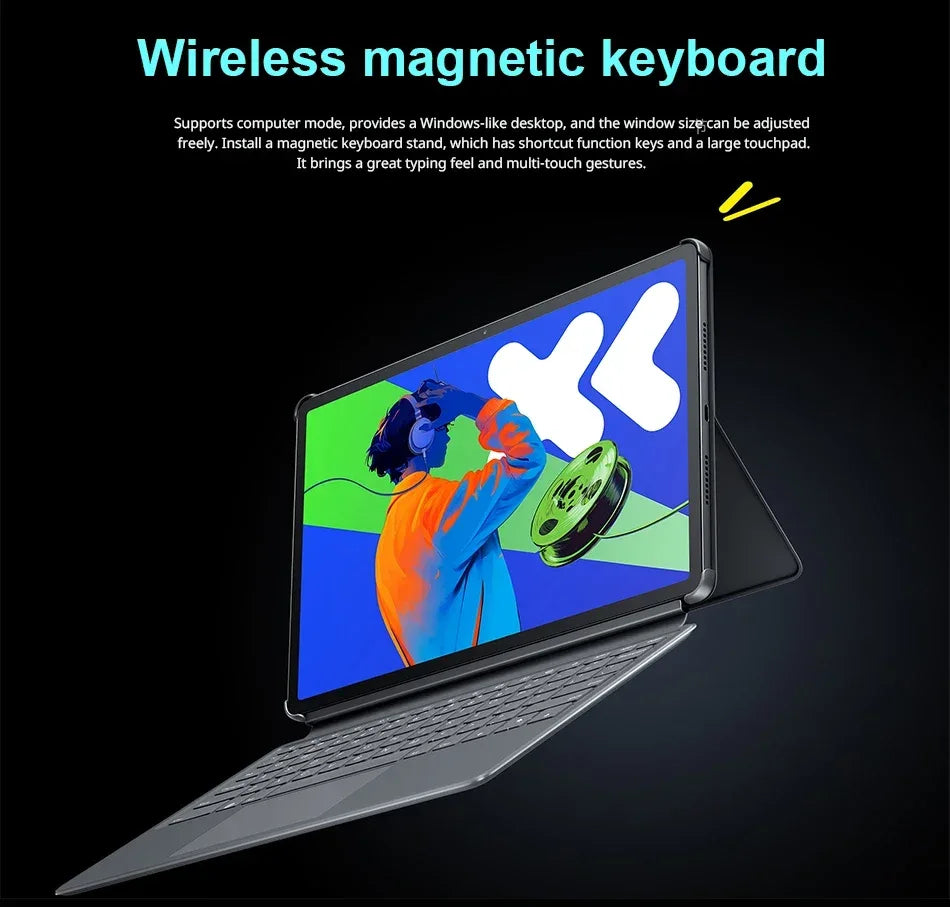 Global ROM Lenovo Xiaoxin Pad Pro 2025 12.7 inch Tablet Original  Dimensity 8300 144Hz 2.9K Display Android 14 10200mAh Pad PC