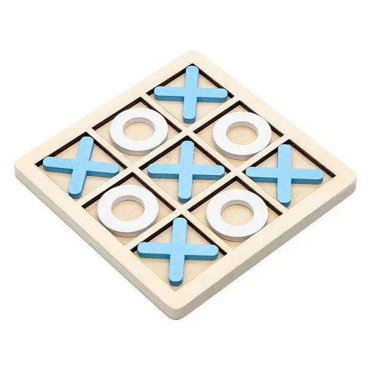 Wooden Chess Toys For Children's Puzzle Game XO Double Play Parent-Child Interaction Recommends Traditional Desktop Chess Gift