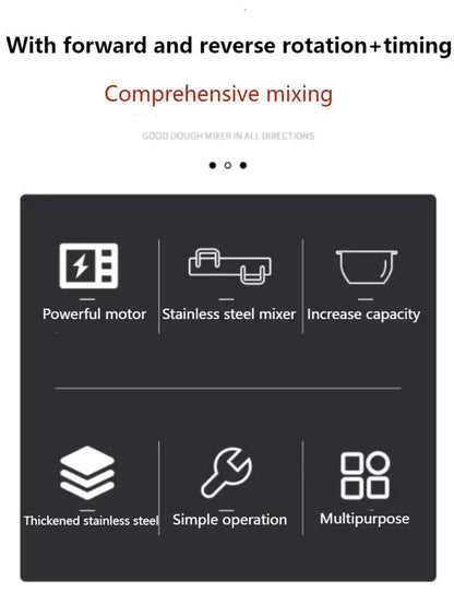 Kitchen Food Stand Mixer Multifunctional Food Blender Automatic Dough Machine Home Kitchen Food Processor