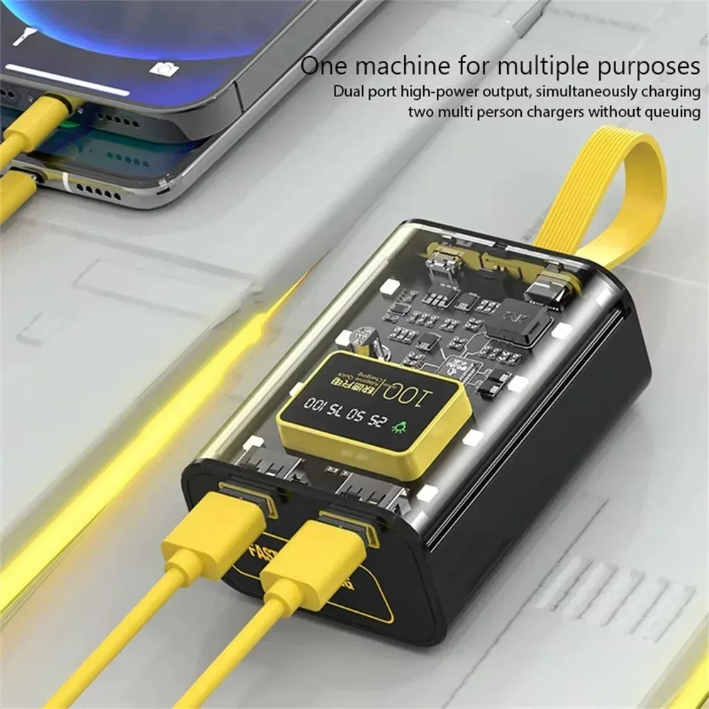DIY Power Bank Box for 3*18650 Batteries Dual USB Fast Charging 5V 2A With LED Night Light Battery Case For Phone Charging