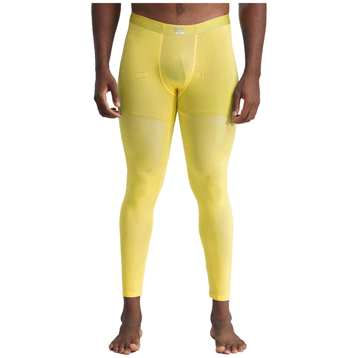 Men's Clothings Gym Pants Bulge Pouch Seamless Stretchy Tights Sweatpants Silky Yoga Pants Fitness Leggings Sports Cycling Pants