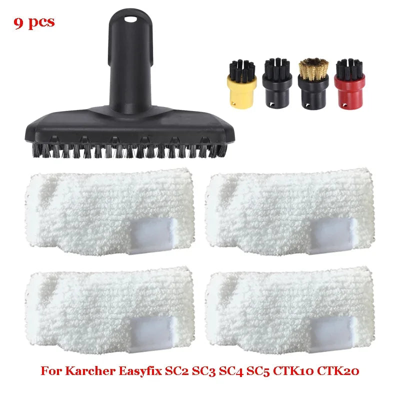 New Microfiber Mop Cloth For Karcher Easyfix SC2 SC3 SC4 SC5 CTK10 CTK20 Handheld Magic Steam Brush Vacuum Cleaner Spare Parts
