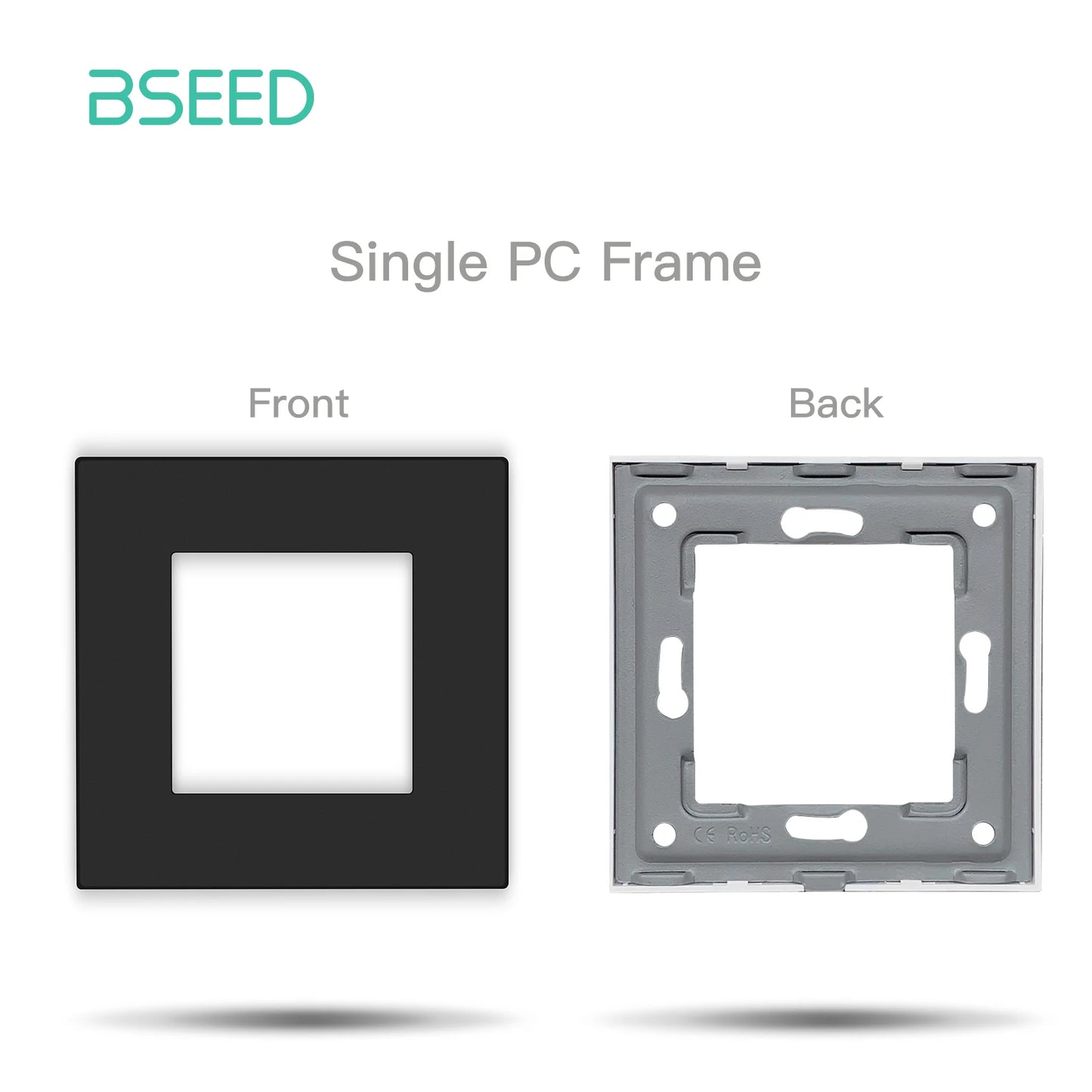 BSEED Wall Internet Cat5 Socket Plastic Frame Parts USB Charge Port TV Satellite Interface Function DIY Combination