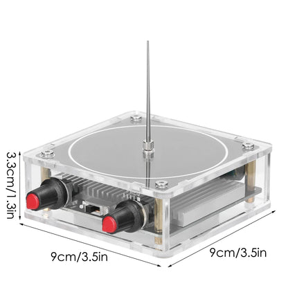 Music Tesla Coil Bluetooth/AUX Dual Mode Music Box Artificial Lightning Touchable Audio Input Bluetooth Science Experiments