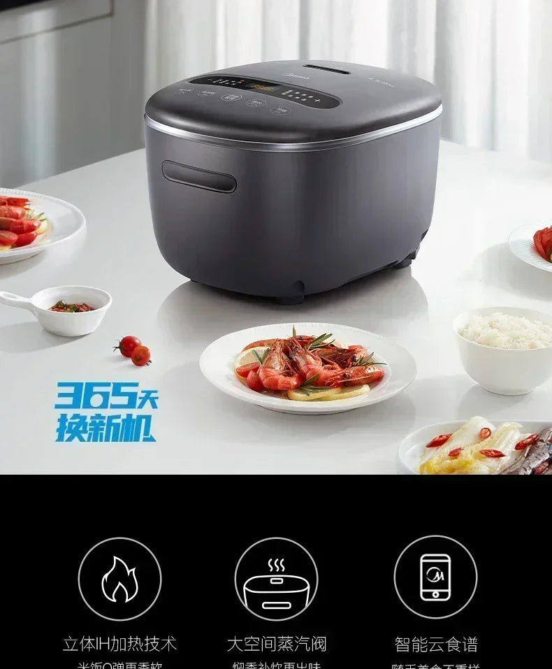 220V 1300W Rice Cooker Household 4 Liters L Smart Ih Rice Cooker Multi-function Large Fire Rice Cooker 220V