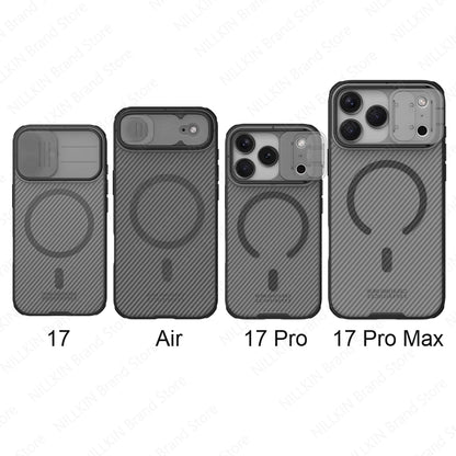 NILLKIN For iPhone 17 Pro Max / 17 Pro MagSafe Case CamShield Pro Magnetic Charging Slide Camera Cover For iPhone17 / Air