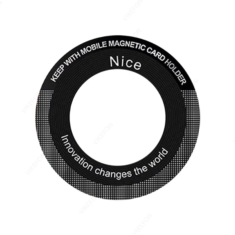 1pc Universal Magnetic Metal Ring Plate Sticker Wireless Charger Adapter for Magsafe Magnet Car Phone Holder Support