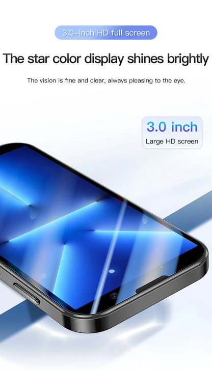 SOYES New XS18Pro 3.0" Mini Smartphone 2GB RAM 16GB ROM Facial Recognition Android 9.0 Dual SIM Standby 3G Network Little Phone