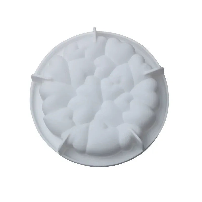 3D Heart Silicone Mousse Cake Moulds For Bakeware Tools Pastry Chocolate French Desserts Valentine's Day Cake Decorating Tools