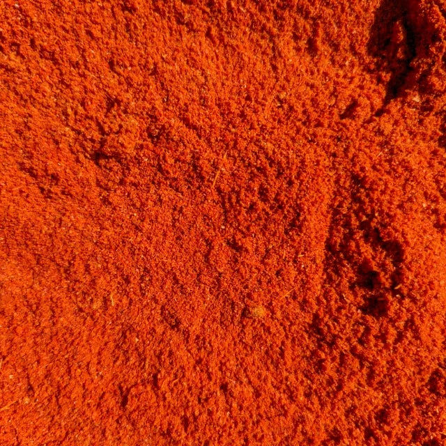 Premium Grade Paprika Powder Finely Ground Natural Deep Red Color Blended Spice Single Herbs Raw Saanvisha Telangana India