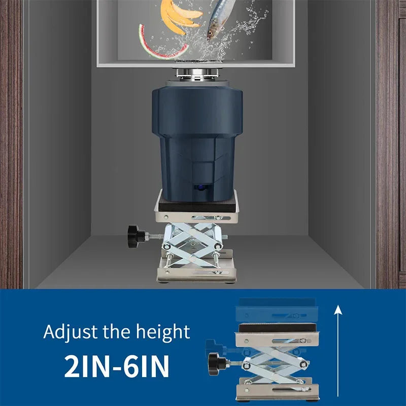 Waste Disposal Shock Absorbing Bracket Kitchen Household Garbage Disposer Support Frame Cushioning Bearing Adjusting Base
