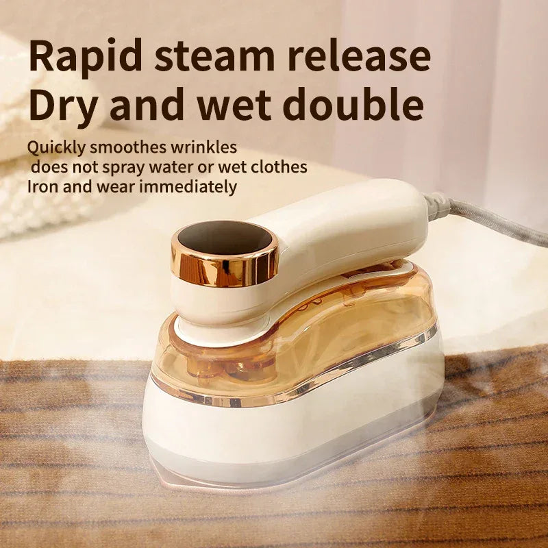 1200W Portable Handheld Steam Iron High Power Three-speed Garment Steamer Touch Screen Rotary Electric Iron Travel Steam Iron