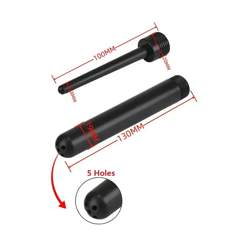Hygienic Shower For Bathroom Enema Water Nozzle With 3 Style Head Anal Ingredients Douche Vaginal Clean Kit Cleaner Tool
