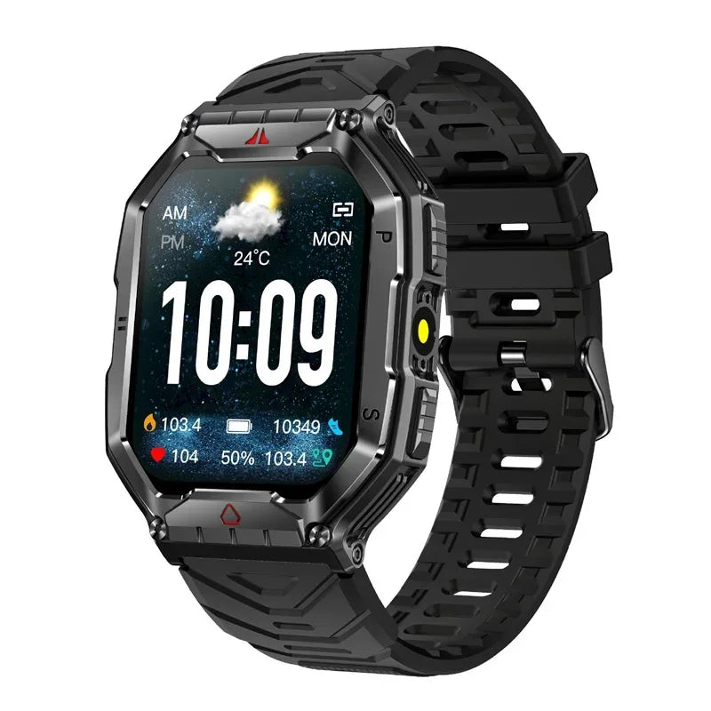 BWSMRIG New Men Smart Watch IP68 Waterproof Bluetooth call  Heart Rate Sleep Monitoring Sport Fitness Smartwatch for Android IOS
