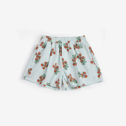 kids shirts and shorts clothing sets 2026 new summer boys girls cute print short sleeve tees tops and shorts clothes sets bc