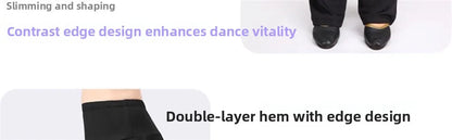 Qui Dry Dance Pants Women's High Waist Long Trousers Skirt Sports Fitn Square Dance orm Breathable Comfortable Fabric