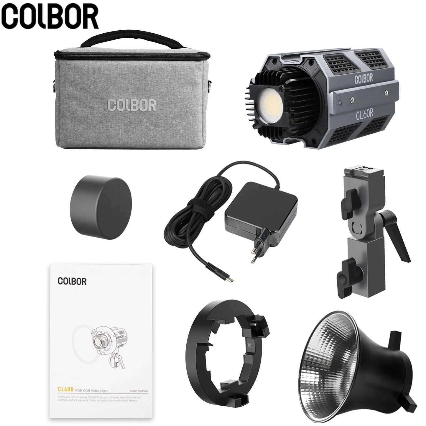 COLBOR CL60 CL60R Photography Fill Lighting Protable Video Light Tiktok Youtube Lamp with APP Control