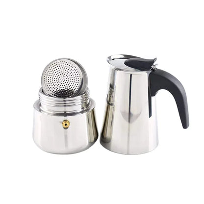 Stainless Steel Moka Pot Espresso Percolator Coffee Pots Electric Italian Turkish Portable Camping Moka Pots