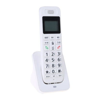 D1018 Digital Cordless Phone Large LED Display Telephone for Home Offices with Caller Display Handsfree Low Radiation