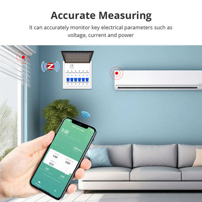 Zemismart Smart Energy Meter Zigbee WiFi Monitor Electric Sensor Measure Work With Tuya Zigbee2mqtt Home Assistant