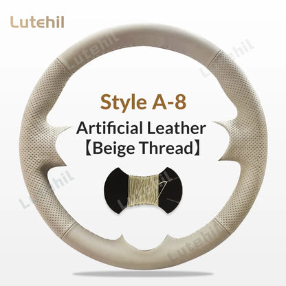 For Seat Ibiza 2004 2005 2006 Custom Car Steering Wheel Braid Cover Hand Sewing DIY Artificial leather Suede Car Accessories by PDG ibma