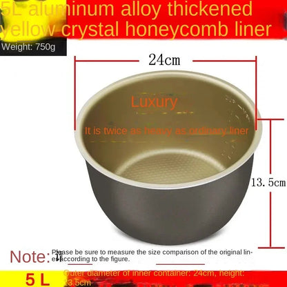 Electric pressure cooker liner multicooker bowl 4L 5L 6L liter non-stick pan double spray thickening