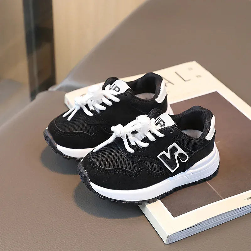 Baby Kid's Spring and Autumn All-match Trend Sneaker Toddler Boy's and Girl's Mesh Upper Breathable Casual Outdoor Walking Shoes