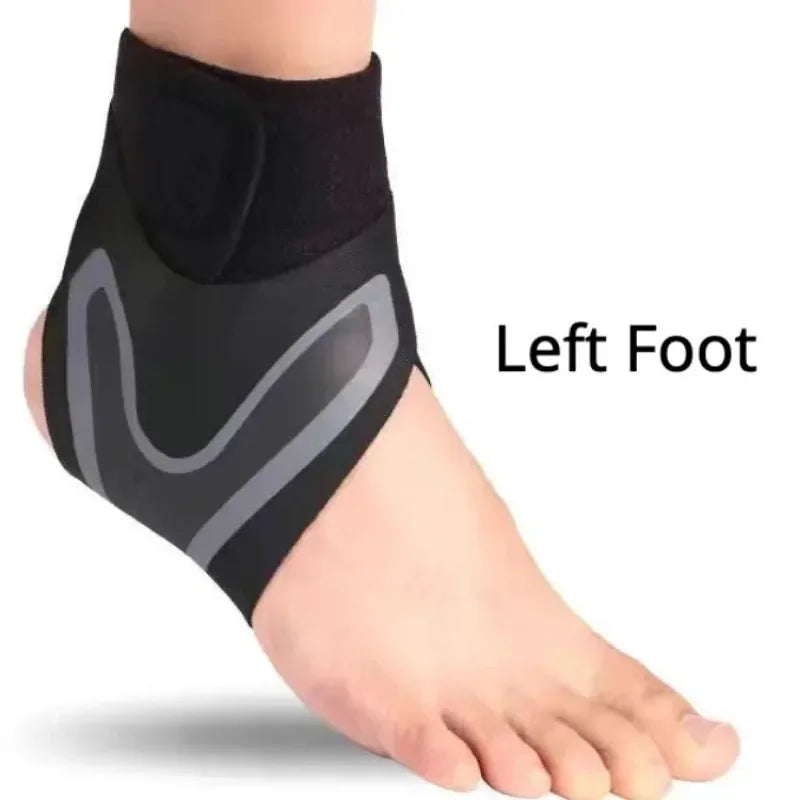 Ankle Support Brace,Elasticity Free Adjustment Protection Foot Bandage,Sprain Prevention Sport Fitness Guard Band