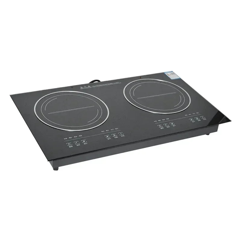 Double-Stove Induction Cooker Household Embedded Panel Cooktop Stove And Ceramic Stove Embedded Dual-Use Independent Control