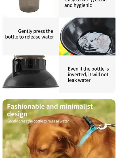 Dog Water Bottle Out Walking Dog Portable Water Bottle Dog Drinking Cup Cat Pet Water Feeding Supplies