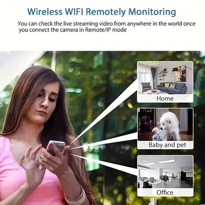 Wireless WiFi 1080P HD Mini Camera HD Night Vision Camera X5 Remote Monitor IP Cam Kids Pet Safety Monitoring